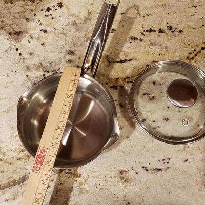 LOT 185: Pots & Pans- Cuisinart, Logde, Wolfgang Puck, WearEver & Silampos