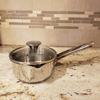 LOT 185: Pots & Pans- Cuisinart, Logde, Wolfgang Puck, WearEver & Silampos