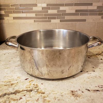 LOT 185: Pots & Pans- Cuisinart, Logde, Wolfgang Puck, WearEver & Silampos