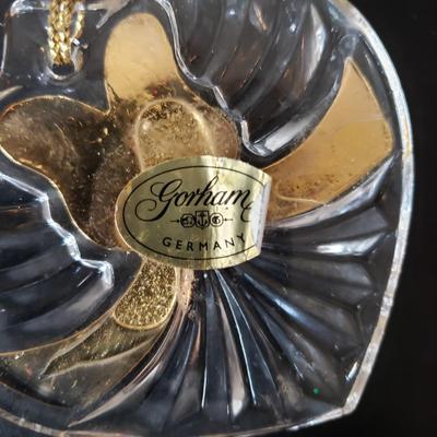 LOT 188: Collection of Crystal Ornaments-Gorham, Baldwin & More