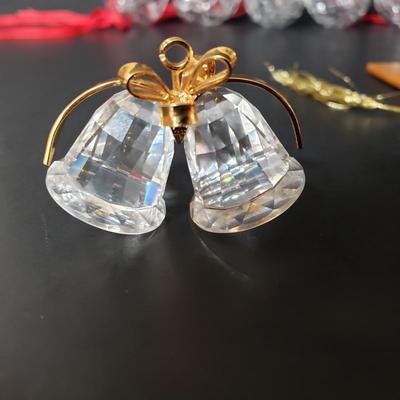 LOT 188: Collection of Crystal Ornaments-Gorham, Baldwin & More