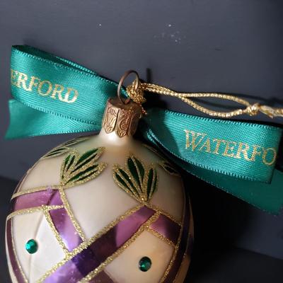 LOT 189: Goebel Germany & Waterford Ornaments, Lenox Nutcracker, Hummel Plate