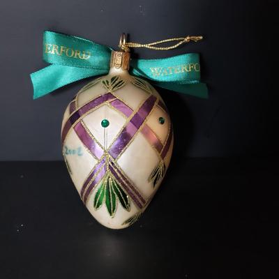 LOT 189: Goebel Germany & Waterford Ornaments, Lenox Nutcracker, Hummel Plate