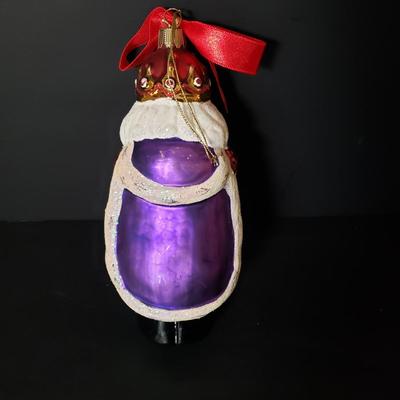 LOT 189: Goebel Germany & Waterford Ornaments, Lenox Nutcracker, Hummel Plate