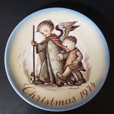 LOT 189: Goebel Germany & Waterford Ornaments, Lenox Nutcracker, Hummel Plate