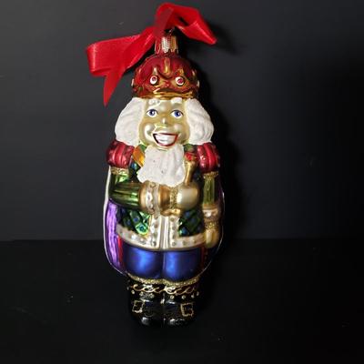 LOT 189: Goebel Germany & Waterford Ornaments, Lenox Nutcracker, Hummel Plate