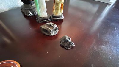 ARROW HEADS, HAND CRAFTED SIGNED BOWL, SMALL LAMP,