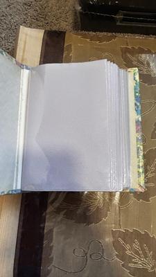 ACID FREE PHOTO ALBUMS AND A FILE BOX