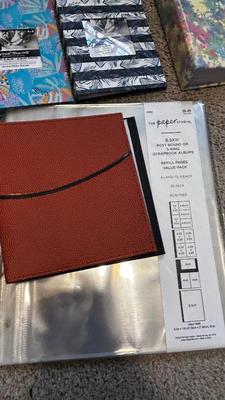 ACID FREE PHOTO ALBUMS AND A FILE BOX