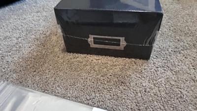 ACID FREE PHOTO ALBUMS AND A FILE BOX