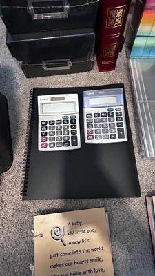 MISCELLANEOUS OFFICE SUPPLIES AND PHOTO ALBUMS