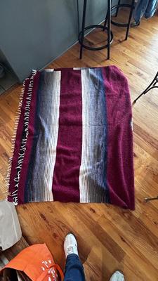 WOVEN BLANKET AND COLLECTIBLE PLATE “THE LOVERS” BY LEE BOGLE