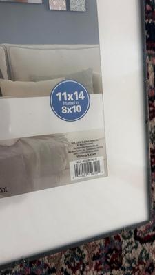 PAINTING BY AN UNKNOWN ARTIST AND TWO PHOTO FRAMES