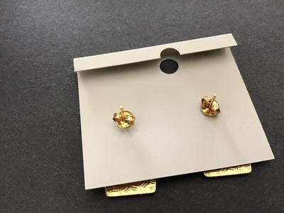 Vintage Cloisonne Earrings. New on Card