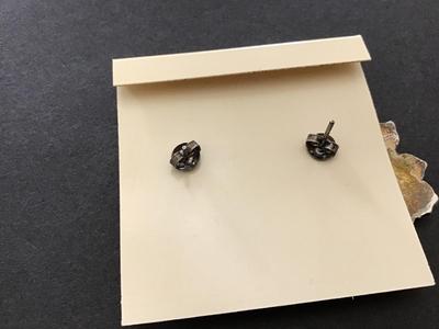 Vintage Cloisonne Earrings new on Card