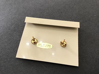 Vintage Cloisonne Earrings new on card