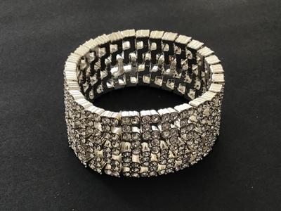 Monet Signed Rhinestone Bracelet