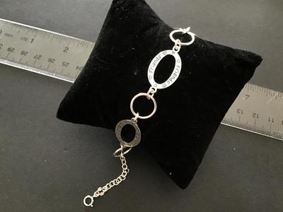 925 Friends, Sister , Daughters Silver Dainty Bracelet
