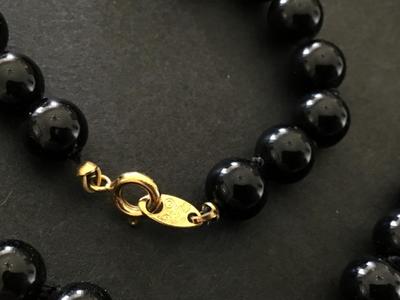 Vintage Trafari Black Necklace