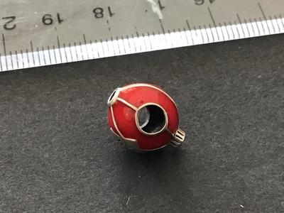 Red Lantern Chinese Bead