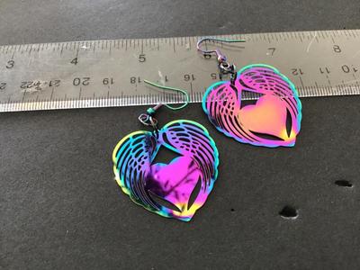 Heart Wing Fashion Earrings