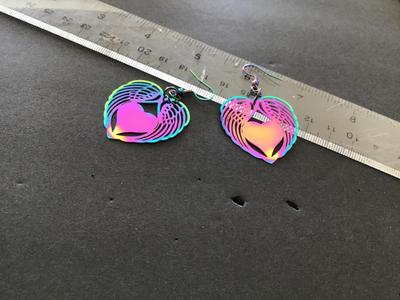 Heart Wing Fashion Earrings