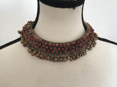 Coral like Ethnic Choker