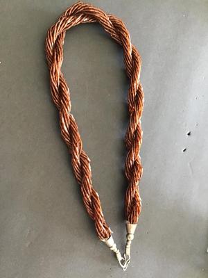 Glass Tube Beaded Necklace