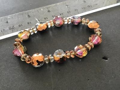 Crystal Glass Beaded Bracelet