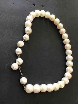 Vintage Faux Baroque Pearl Necklace