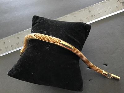 Avon Vintage Gold Mesh Bracelet