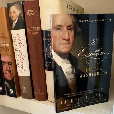 Hamilton Broadway Musical Memorabilia & Books about the Founding Fathers (D-HS)