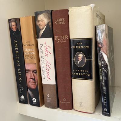 Hamilton Broadway Musical Memorabilia & Books about the Founding Fathers (D-HS)