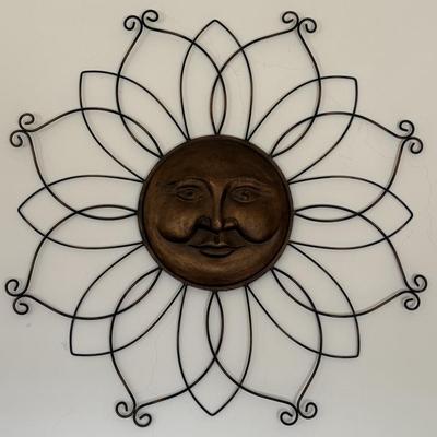 Metal Sun Wall/Garden Art (D-HS)