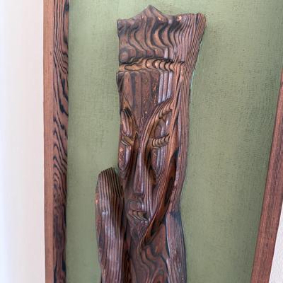 Witco Carved Wooden Wall Hanging (D-HS)