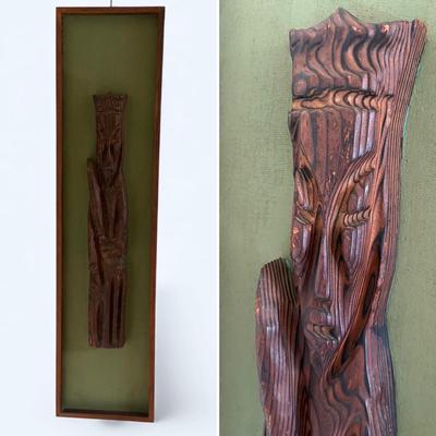 Witco Carved Wooden Wall Hanging (D-HS)