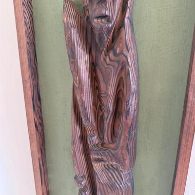 Witco Carved Wooden Wall Hanging (D-HS)