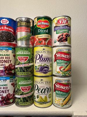 CANNED BEEF, SALMON, FRUIT AND MORE
