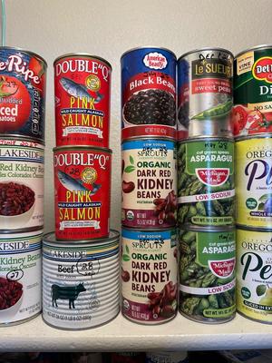 CANNED BEEF, SALMON, FRUIT AND MORE