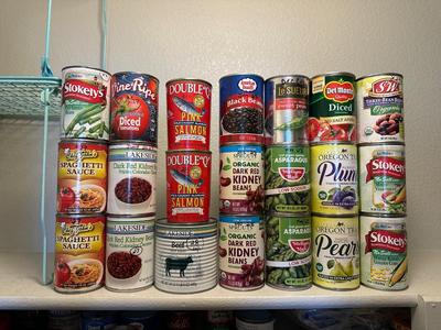 CANNED BEEF, SALMON, FRUIT AND MORE