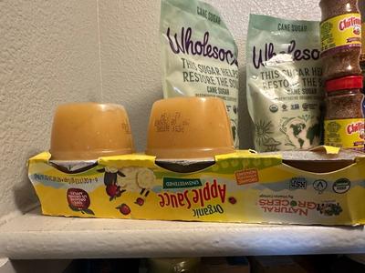 RAISINS, MICROWAVE POPCORN, APPLE SAUCE, SWEETENER, CANE SUGAR AND MORE