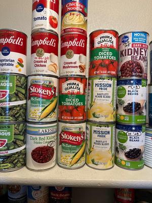 CANNED BEEF, SALMON, VEGGIES AND MORE