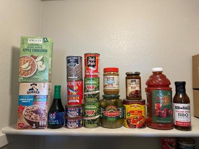 INSTANT OATMEAL, PICKLES, PEANUT BUTTER, BBQ SAUCE AND MORE