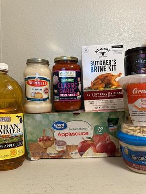 APPLE SAUCE, APPLE JUICE, PASTA SAUCE AND MORE