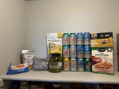 PICKLES, RICE, PINTO BEANS, SPARKLING WATER AND MORE