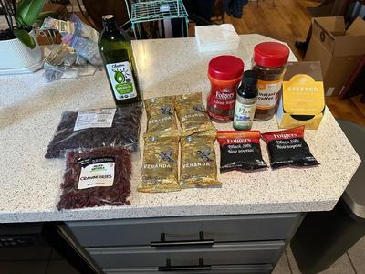 COFFEE GROUNDS, CRANBERRIES, DRIED CHERRIES AND MORE