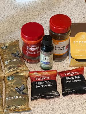 COFFEE GROUNDS, CRANBERRIES, DRIED CHERRIES AND MORE