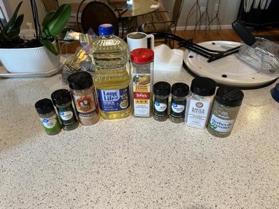 VEGETABLE OIL, SPICES AND HERBS