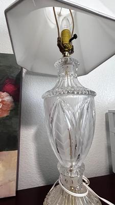 LOVELY HOME DECOR, LAMP, VASE AND A PAINTING