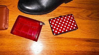 LADIES AUDREY BROOKE LEATHER BOOTS SIZE 9-1/2 and 2 WALLETS